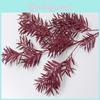 Plastic Artificial Rime Bamboo Leaves Wedding False Blossom For Decor Event