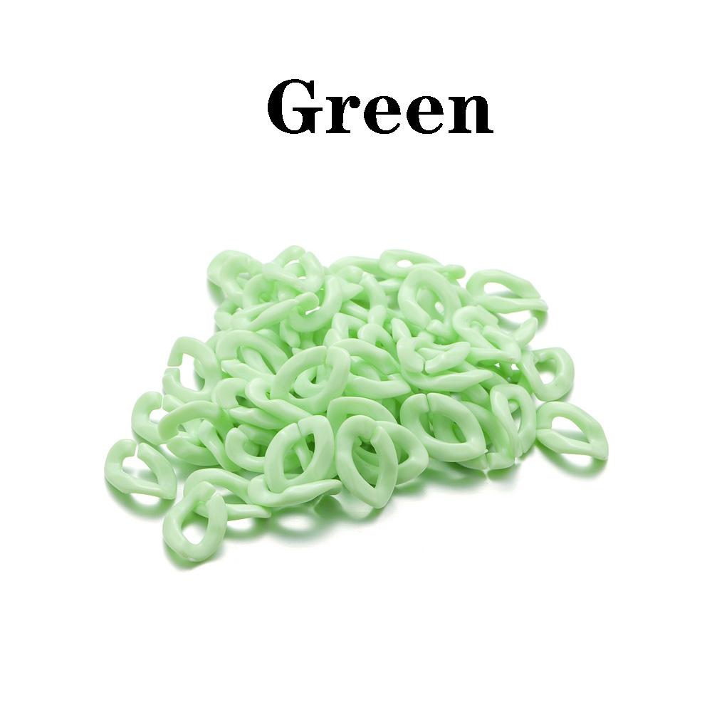 

50 шт./лот, разноцветные подвески-цепочки, соединяющие подвески, акриловые поделки для DIY, ожерелье, браслет, аксессуары для изготовления ювелирных изделий 50pcs