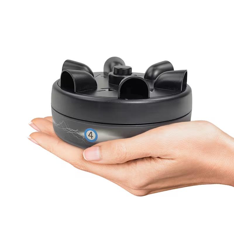 Electric Lie Detector Stress Relief Party Game Finger Toy Truth or Dare Desktop Game Low Voltage Safe TechnologyOne-Button Start