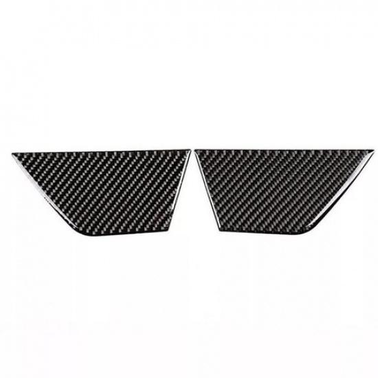 2pcs Carbon Fiber Inner Door Panel Cover For Mercedes Benz C Class W204 07-13