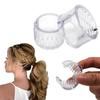Damen Haarspange Anti-Rutsch-Kammzinken Hoher Pferdeschwanz Haarspange Schnallendesign Transparente Haarspange Haarschmuck