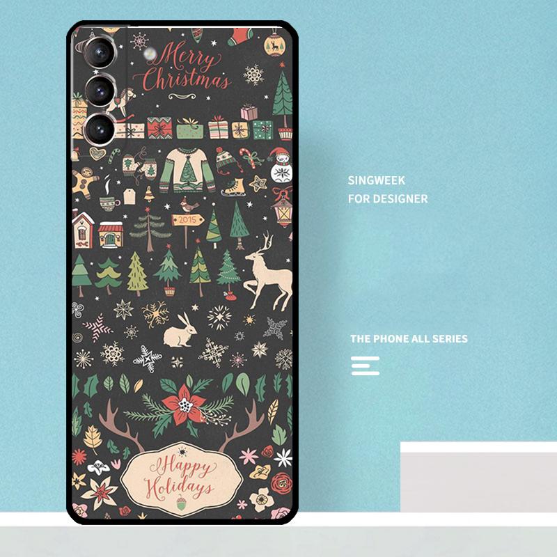 

Merry Christmas Case For Samsung Galaxy S24 Ultra S20 S21 S22 S23 S25 Ultra S9 S10 Plus S25 FE Phone Cover Galaxy S24 Plus