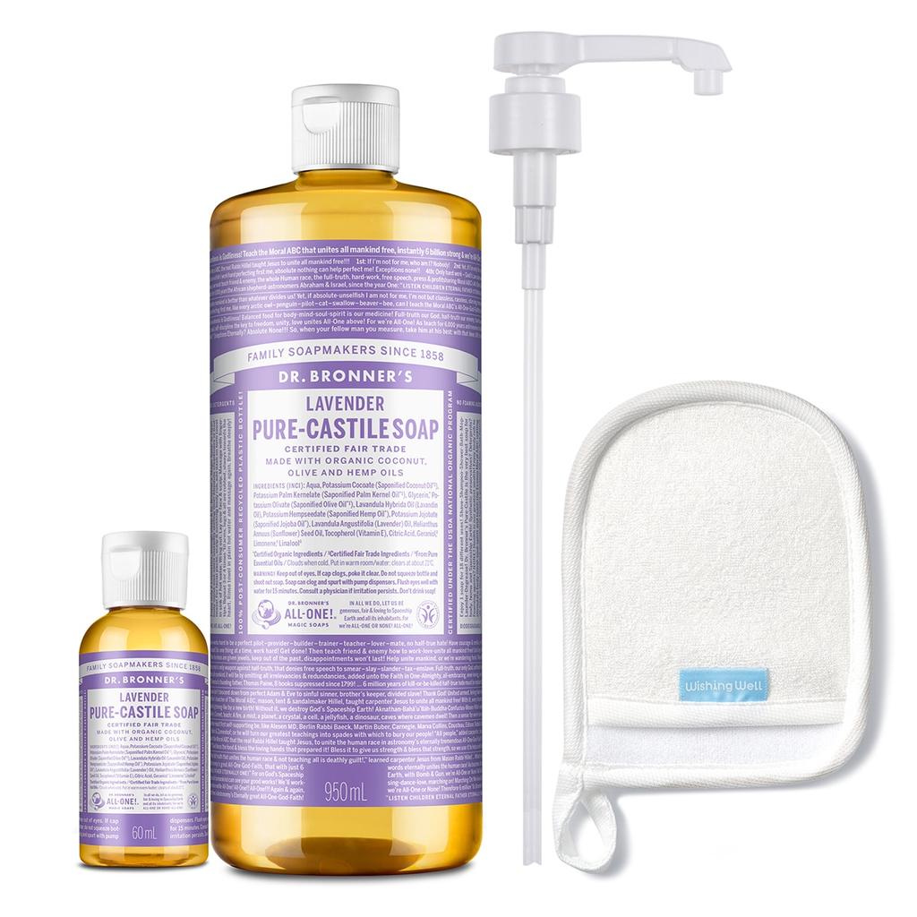 Dr. Bronner S caStile Soap cleanSer 950ml + 60ml