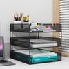 Multilayer Desktop Organizer and Bookshelf Set