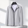 Men's Plus Size Stand Collar Casual Jacket