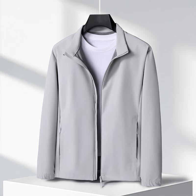 Men's Plus Size Stand Collar Casual Jacket