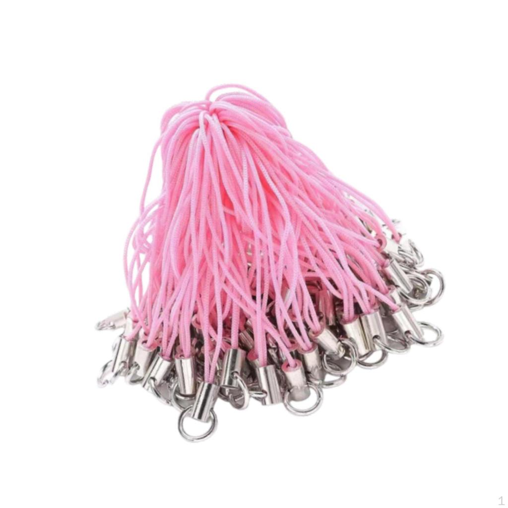 100 Pieces Mobile Phone Dangle Straps Lanyards Practical DIY Accessories Rope for
