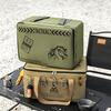 30/42L Camping Kitchen Organizer Waterproof Oxford Cloth Picnic Bag with Adjustable Shoulder Strap for Hiking Picnic Cookware