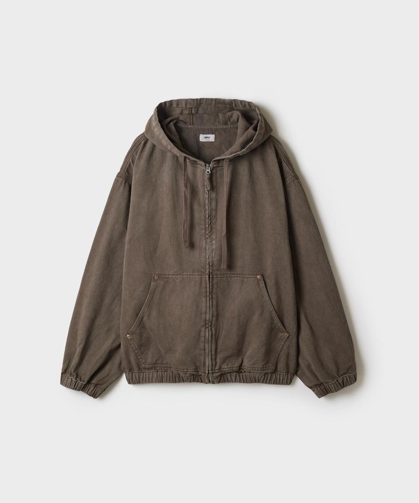SPAO Denim Hooded Jacket_Spjeg49C03