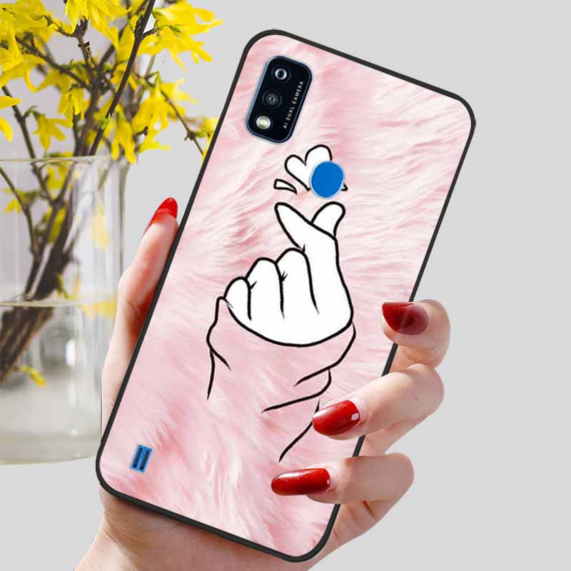 For ZTE Blade A51 Case Lovely TPU Silicone Soft Phone Cover for ZTE Blade A51 / A71 Protect Bumper Cover On BladeA51 A 51 Cute