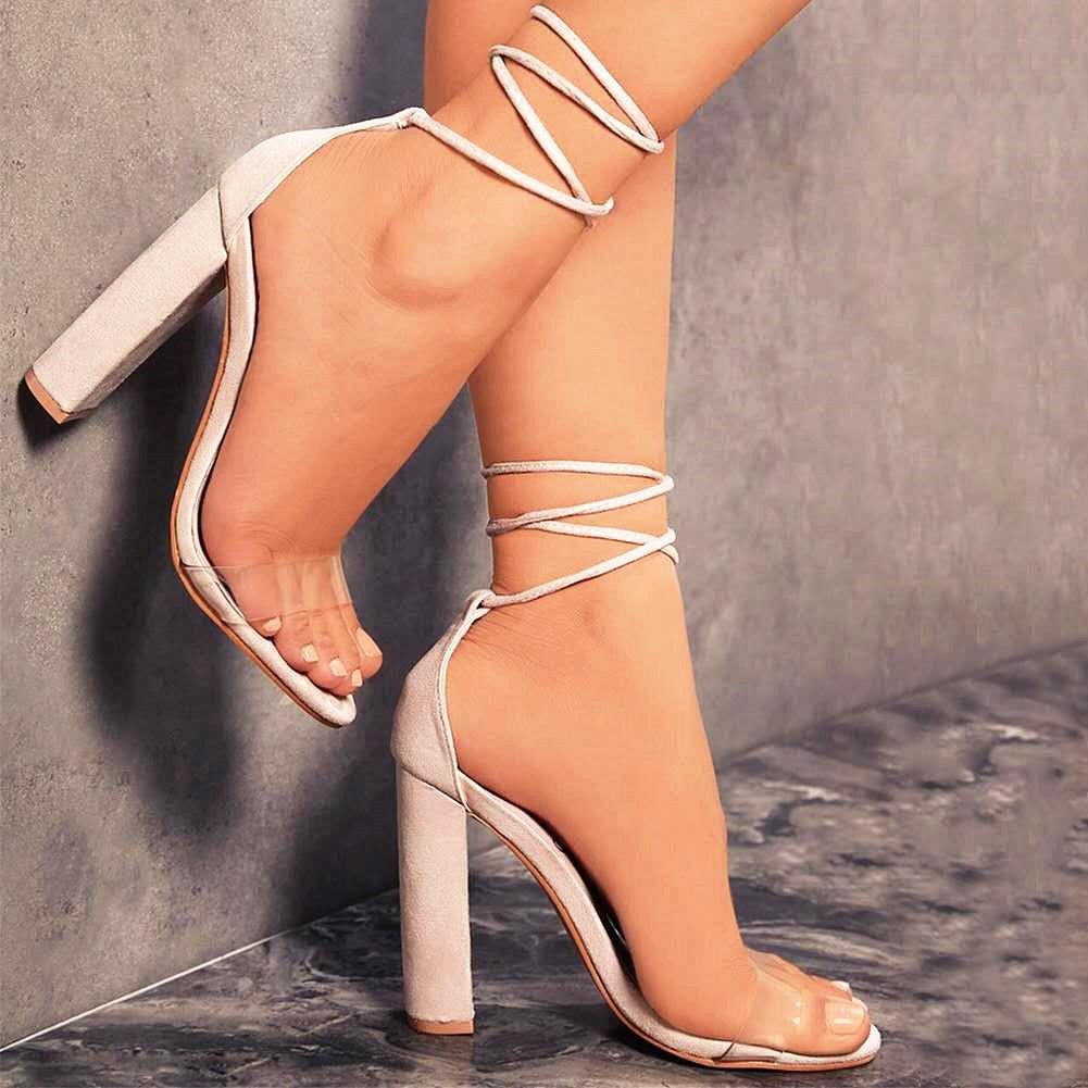 

Sandals ladies summer fashion sandals for women thick heels 42