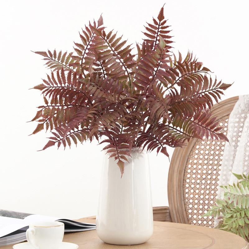 Artificial Leaf Fern Decor With Durable Material Indoor Home Scene Photography