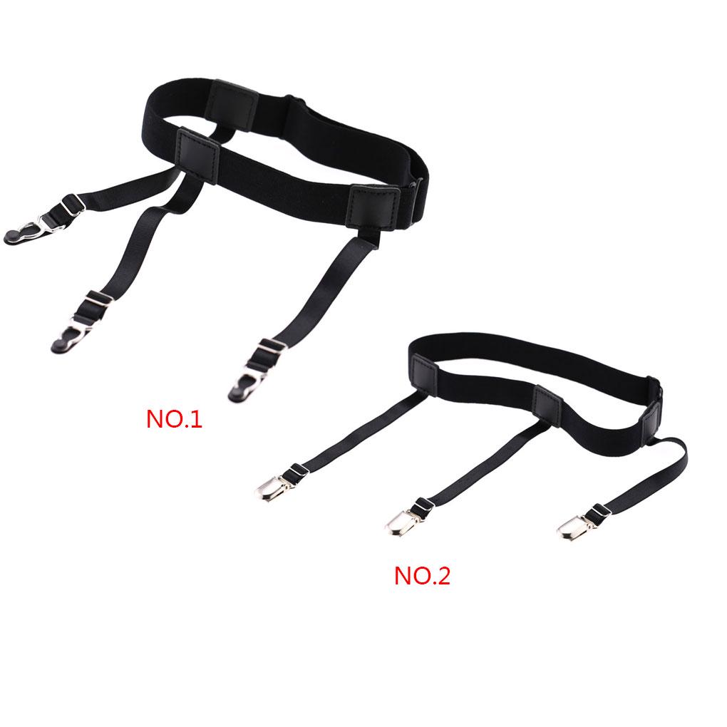 1 Pair Women Girls Men PU Body Harness Garter Belt Adjustable Sexy Punk Leg Stockings Cincher Strap