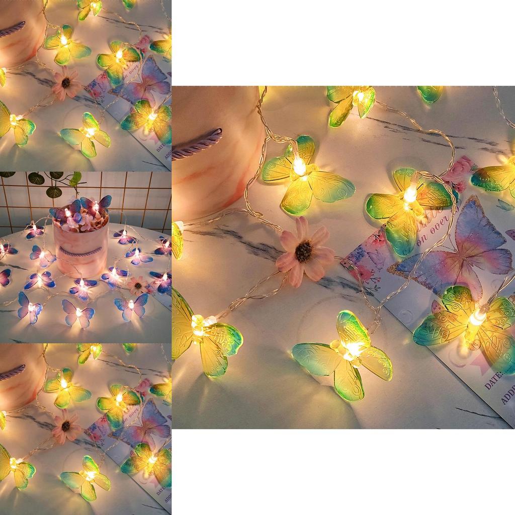 Butterfly Led String Lights For Christmas Outdoor Decor Waterproof Decor
