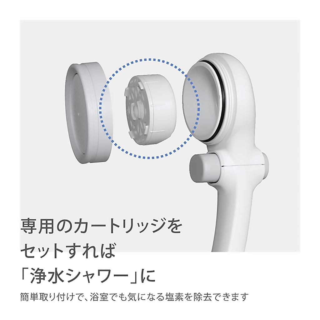 Takagi Shower Comfortable Shower Pita Low Water No Tools JSB012 Head, T, Water-Saving, Pressure, Required,