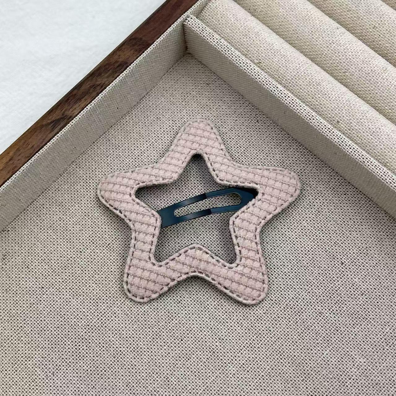 

New High-Value Autumn/Winter Star Hair Clips - Fluffy Japanese & Korean Style Bangs Side Hairpins