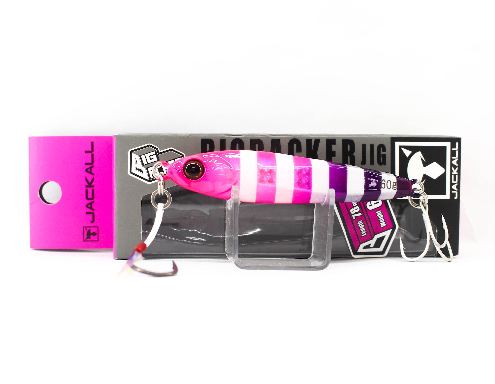 

Jackall Metal Jig Big Backer 60 грамм Светится Розовый Фиолетовый (5570)