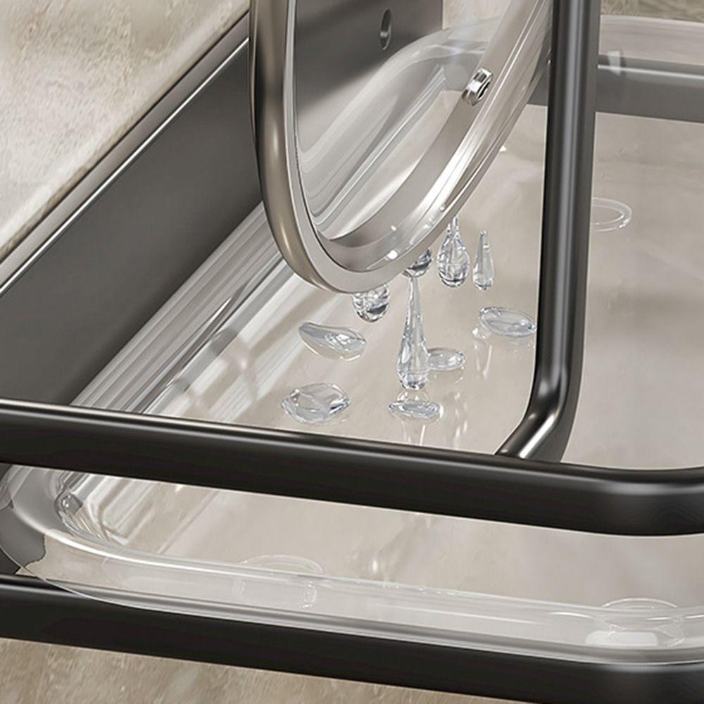 Wandmontierter Topfdeckelhalter mit Ablagegitter Gute Tragfähigkeit Topfdeckel Abtropfgestell Küchenzubehör