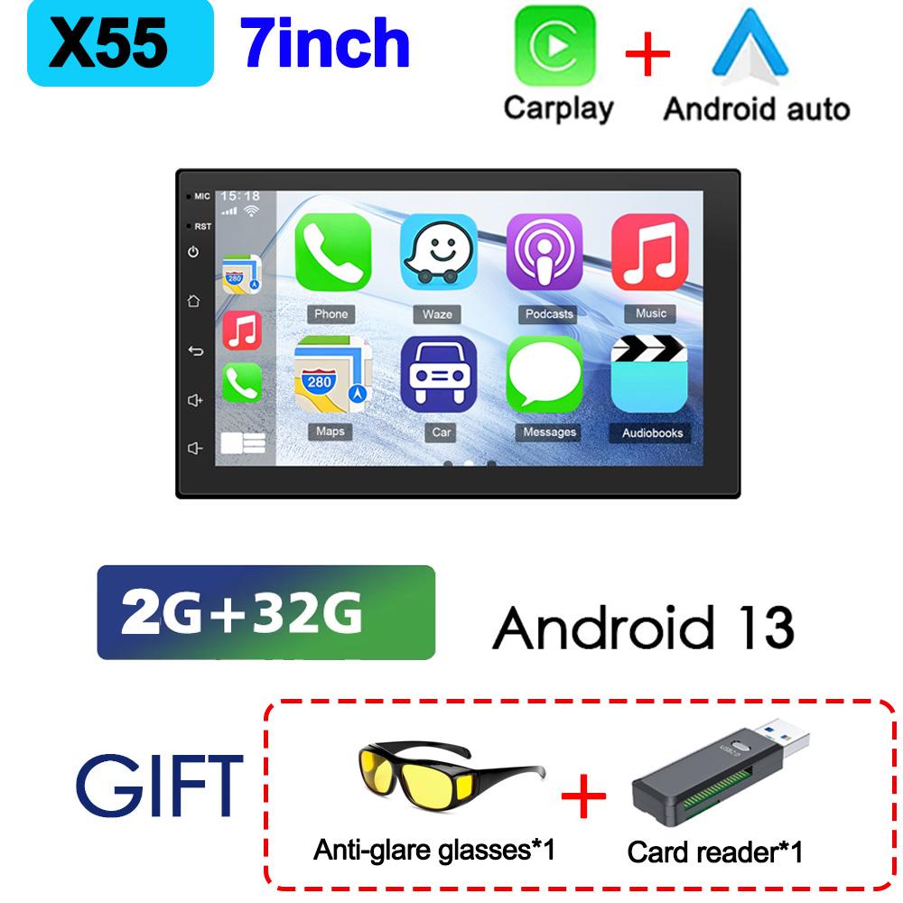 7/9/10Inch Wireless Apple Carplay Android Auto GPS Car Radio 2G+32G stereo receiver Multimedia Video Player Car Acesssories