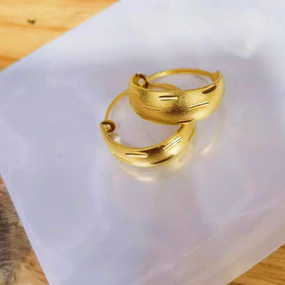 

Серьги из долговечного золотого песка с гипсофилой: Женский этнический стиль, медно-цинковый сплав для среднего и пожилого возраста