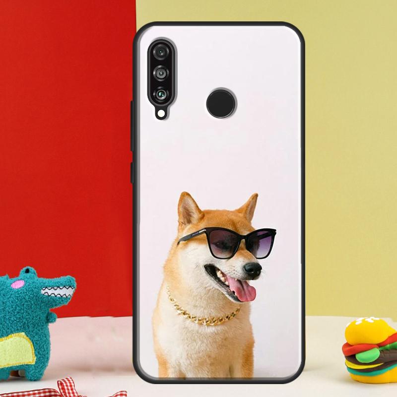 Animal Shiba Inu Dog For Huawei P30 Pro P60 P50 P20 P40 P Smart Nova 9 5T Honor Magic 5 Lite X8 X9 a 50 70 Case