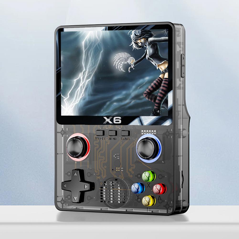 X6 Portable Video Game Console 2000mAh 3.5 Inch IPS Screen Classic Video Player 3D Joystick Built in 11 Emulators Children Gifts