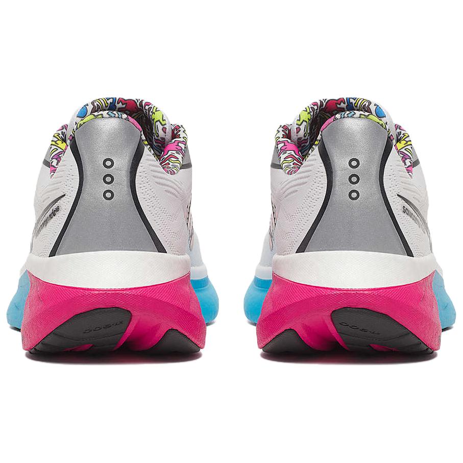 Keith Haring x Saucony Ride 18 Love Damen Sneaker Weiß Aqua Pink S11000-350