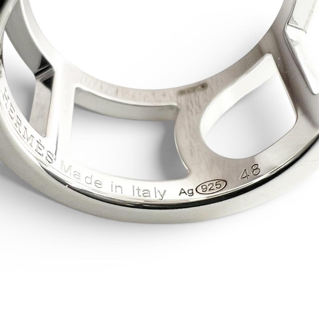 Great HERMES Ring Ever Shane Dunkle Silver AG925 Women Used