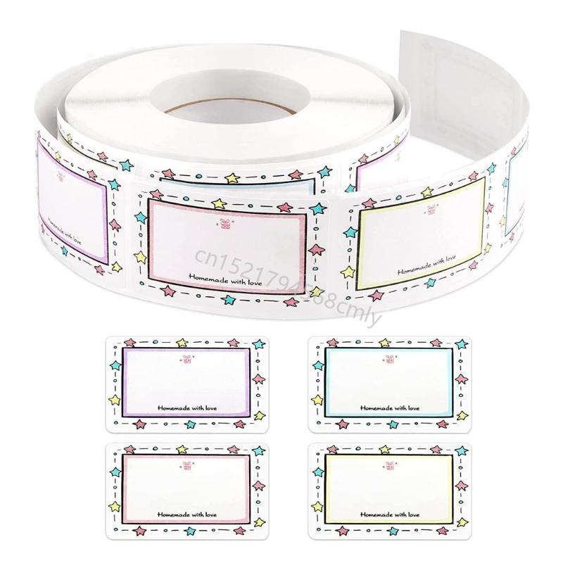 

500Pcs Roll Name Tag Chalkboard Labels for Easy Item Labeling & Sorting 6XDE