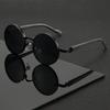 JYL Round Vintage Sunglasses Gradient Metal Rim UV400 Luxury Trendy / 32453