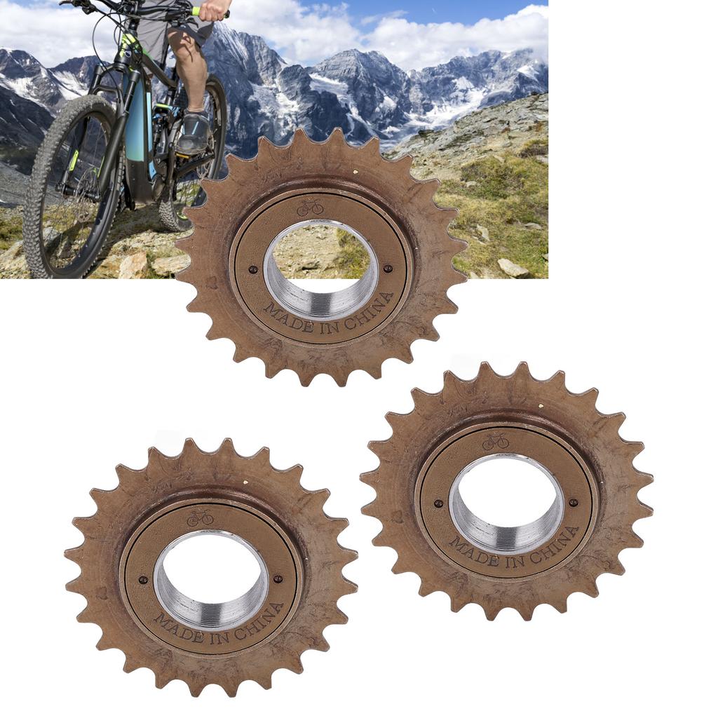 24T Bike Single Speed Flywheel Threaded One Speed Bicycle Freewheel Cycling Replacement Accessory