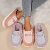 Fashion Winter Home Slippers Fashion Version Fuzzy Indoor Warm Slippers Women Comfortable Non-slip House Shoes for Women Slides Women