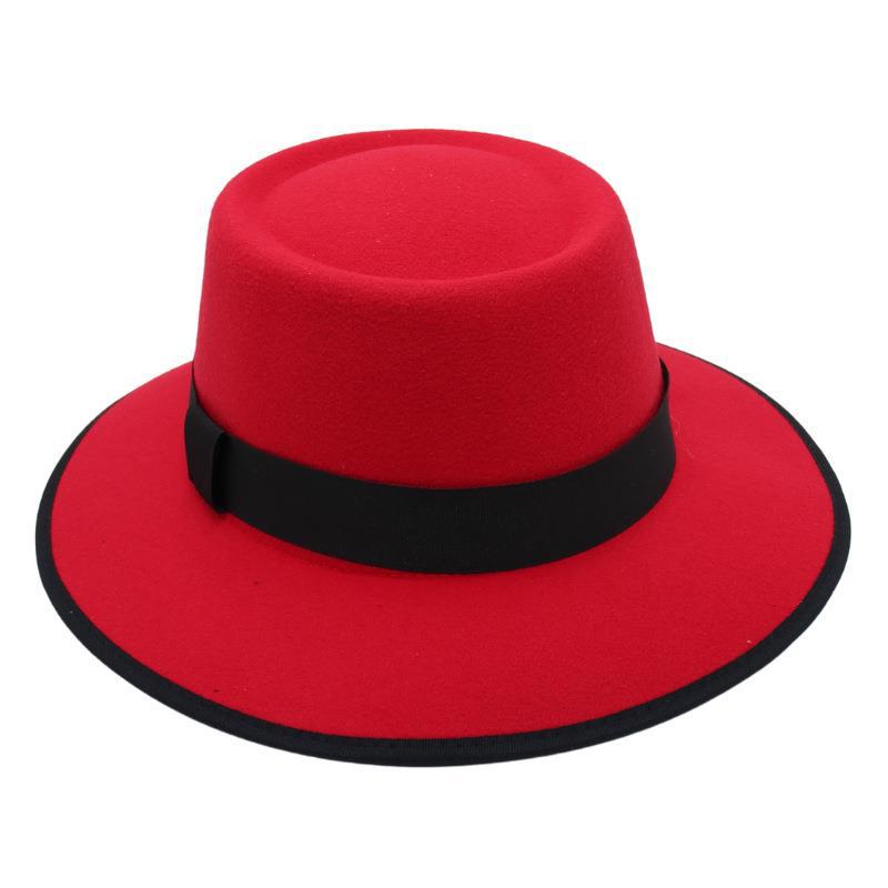 Горячая Распродажа Европейская и Американская Новая Западная Ковбойская Подарочная Шляпа Модная Джазовая Шляпа с Завернутыми Полями Этнический Стиль Цилиндр One size fits all