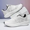 Sports Men's Shoes Spring and Autumn New Fly-woven Breathable Comfortable Running Shoes Men's Youth Thick-soled Heightening Non-slip Wear-resistant