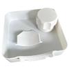 Tavă de spălare superioară pentru controlul umidității în camera de spălătorie, Set de tăvi de scurgere pentru mașina de spălat din plastic alb turnat