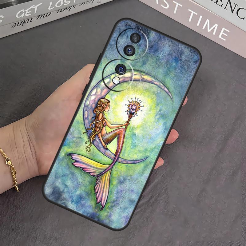 

Mermaids in Watercolor Cover For Honor Magic 6 Pro 5 Lite 10 50 70 90 Honor X8b X9b X7 X8 X9 X6a X7a X8a X9a Case Honor Magic5 Pro