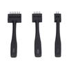 3pcs 4mm Punch Size Leather Punch Tool High Strength Steel Stitching Chisel Set  Home Craft Use