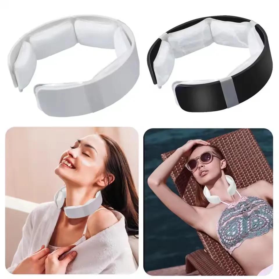 1Pc Neck Cooling Tube Wearable Neck Cooler Portable Neck Wrap Collar Lightweight Ice Cold Ring Outdoor Heatstroke Prevention