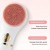 3 In 1 Electric Silicone Facial Brush Cleaner Vibration Rotating Massage Pore Cleansing Instrument Waterproof Beauty Tool