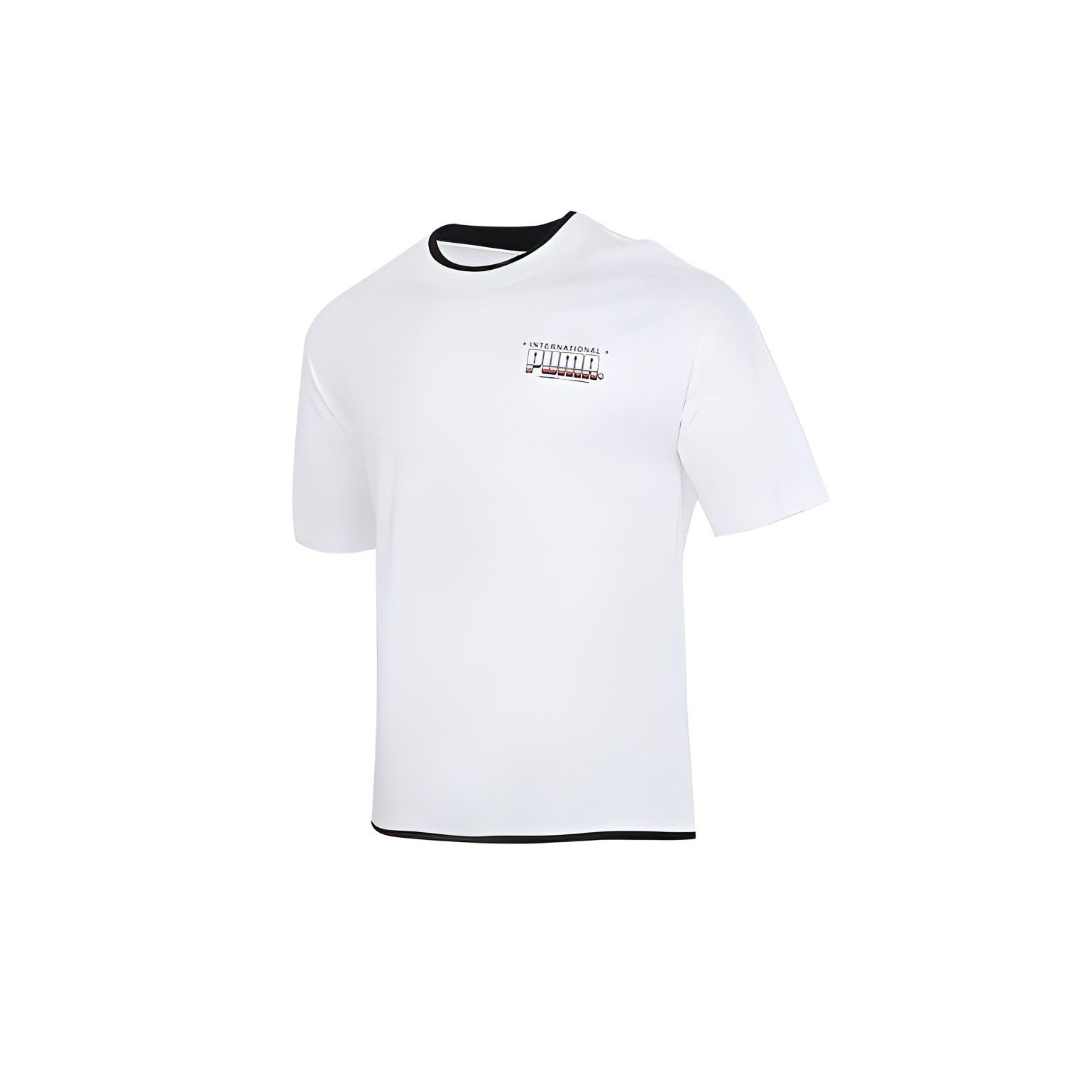 

Puma SS21 Logo Crew Neck Футболка с коротким рукавом Мужские топы Белые 532257-02 S