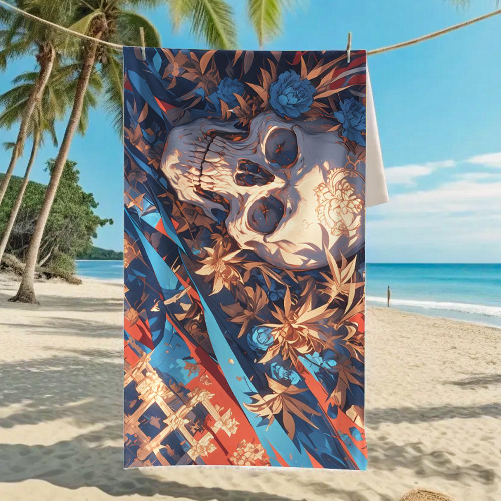 2026 Mermaid Tail Beach Towel Printed Towel Seaside Vacation Absorbent Beach Towel