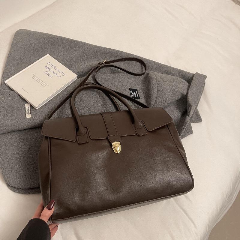 Damenhandtaschen Damenhandtaschen fühlen sich großvolumige Wintertaschen Mode-Tote lässig neue große Taschen Vielseitiger Trend Retro Schulter