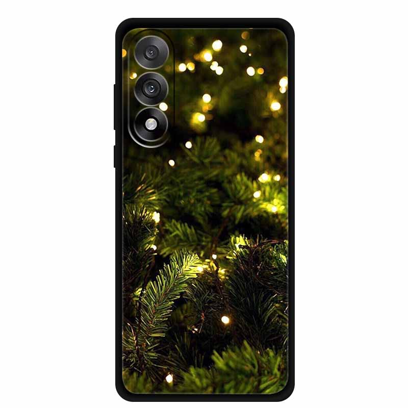 Christmas Phone Cases For OnePlus Nord 5 5G Case Shockproof Silicone Soft Black Cover Christmas Tree for 1+ Nord 5 5G Back Cover