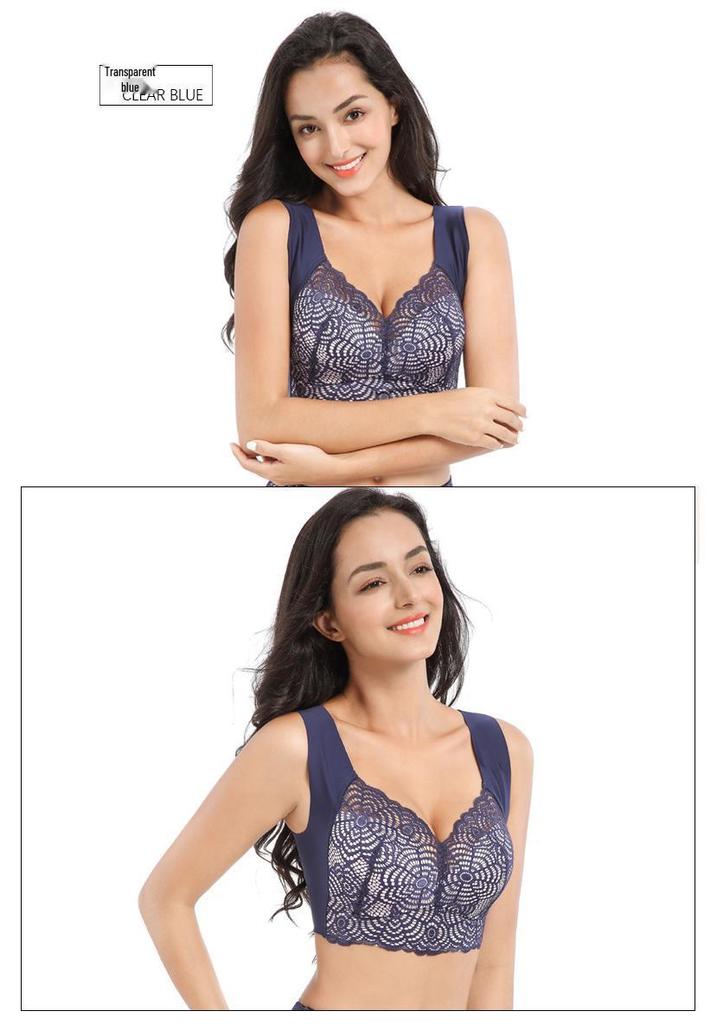 Spitzen-Schlaf-Tanktop-BH in Übergröße: Drahtlos, Dünn, Sexy Grenzüberschreitender Stil