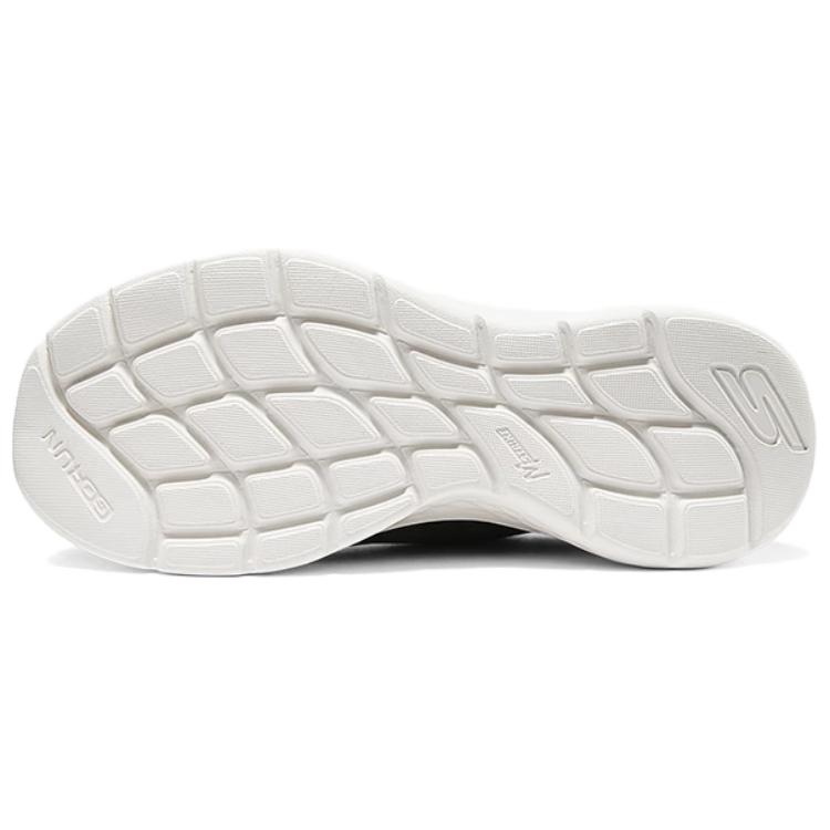 Skechers Go Series Comfortable Versatile Durable Breathable Lightweight Low-Top Running Shoes Women Sneakers Black White 129449-BKW
