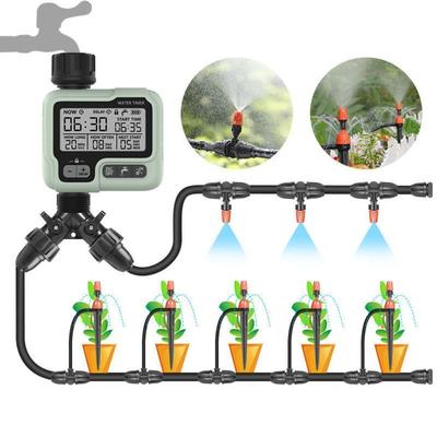 Temporizador de Água Automático de Tela Grande Programável por Tempo Máquina de Irrigação Digital para Jardim Economiza Água e Tempo Inteligente