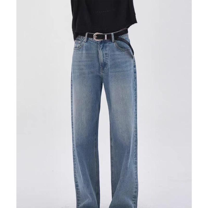 

Retro Turkish Oversized High-Waist Wide-Leg Denim Pants Size 30