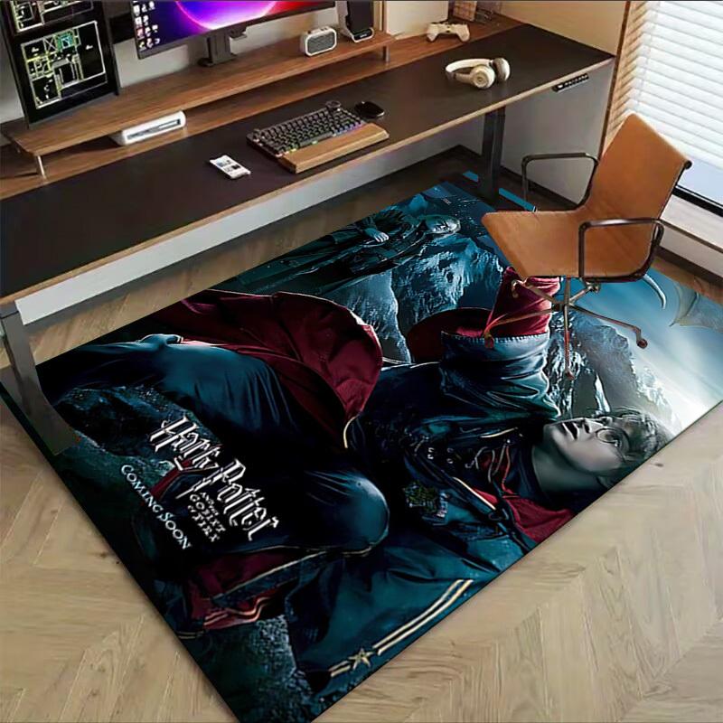 1pc Harry Potter and the Goblet of Fire Carpet, for Home & Office Decor, Desk Chair Carpet, Festive Gift,Conference Room CarpetL1289