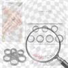 Kit de măsurare pentru inel inteligent Kit de măsurare pentru inel inteligent 8 Inele de probă pentru mărimea inelului Înainte de a cumpăra inelul inteligent Kitul de măsurare pentru inel Mărimi de la 6 la 13