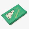 Four-Color Boxed Dominoes Double Sixes PVC Box Yellow Tooth Bone Cards Gaming Set